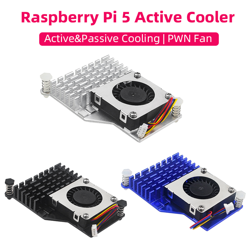 Pi Cooler - Активный кулер Raspberry Pi 5, алюминиевый
