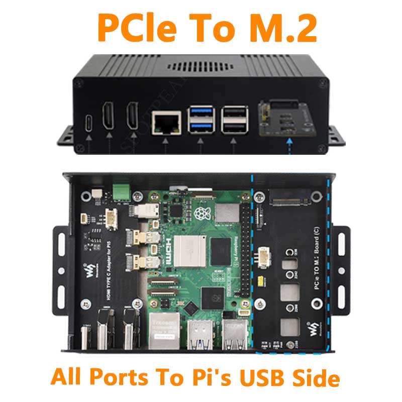 Raspberry Pi 5 - Комплект корпуса Raspberry Pi 5-контактный разъем