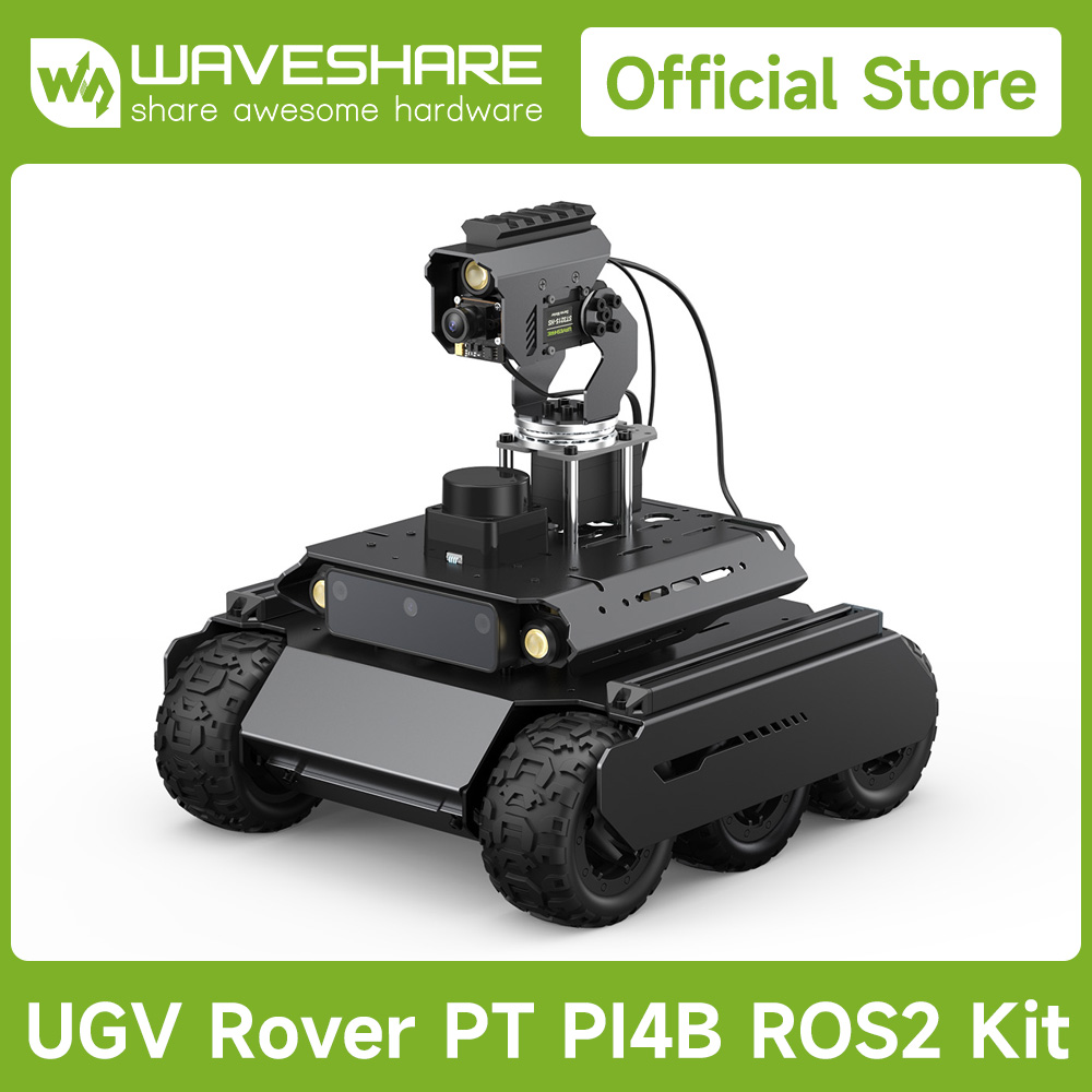 Raspberry Pi 5 - Waveshare Rover ROS 2 Робот с