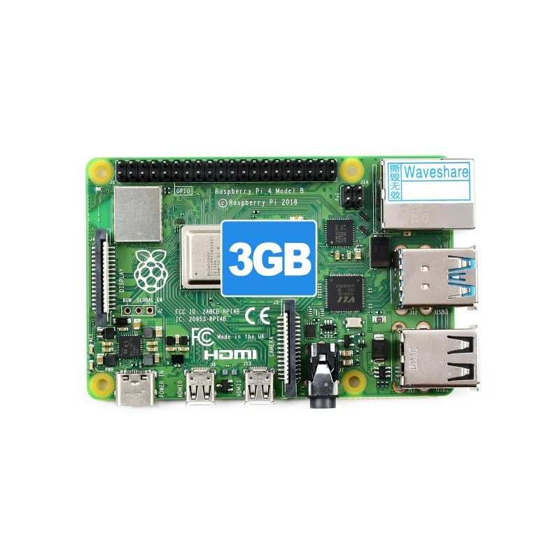 Raspberry Pi 4 - Raspberry Pi 4 Model B, 3