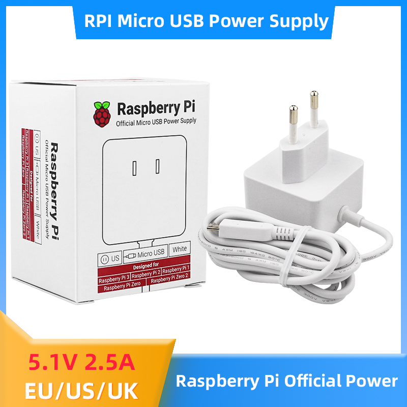 Блок питания Raspberry Pi 12,5 – обзор и цена Pi Power Supply