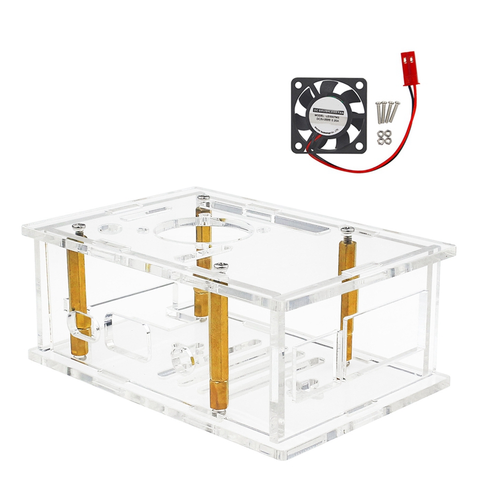ABFN-акриловый корпус с охлажд – обзор и цена Pi 4 Case