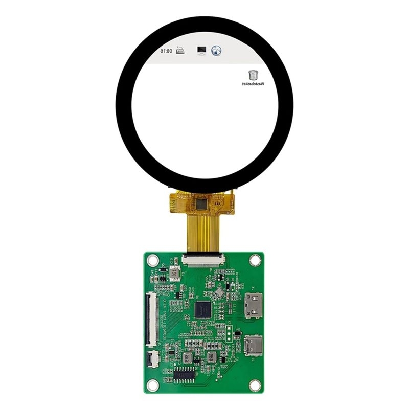 Круглый дисплей A52T DSI TFT L – обзор и цена Raspberry Pi 5