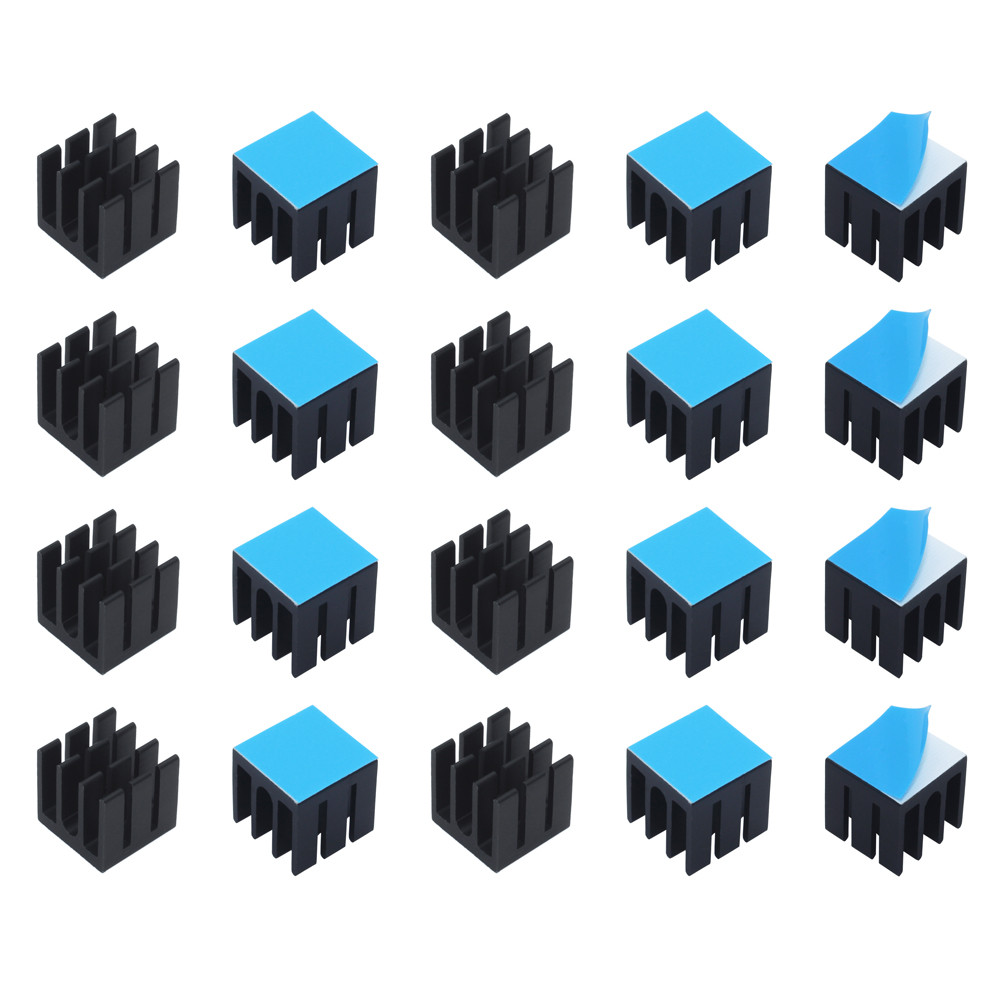 12x12x12 мм 50 шт. алюминиевый – обзор и цена Pi Cooler